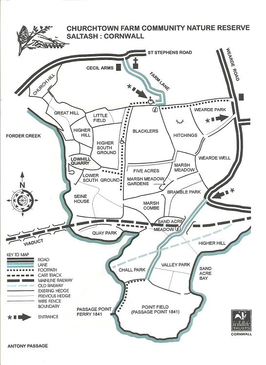 Map of the reserve